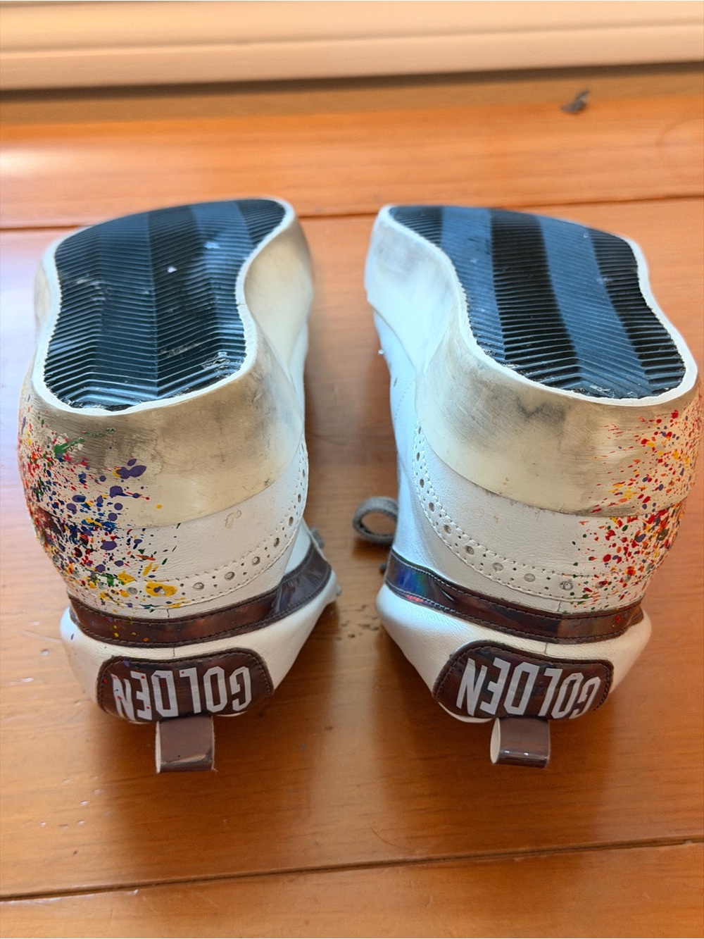 Golden Goose Mid Star Sneakers with Paint Splatter - Picture 9 of 12